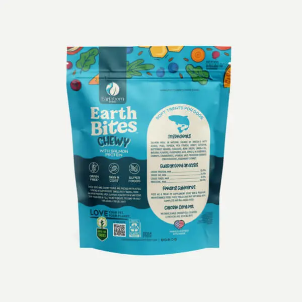 Earthborn Holistic Earthbites Chewy With Salmon Protein Dog Treats 2