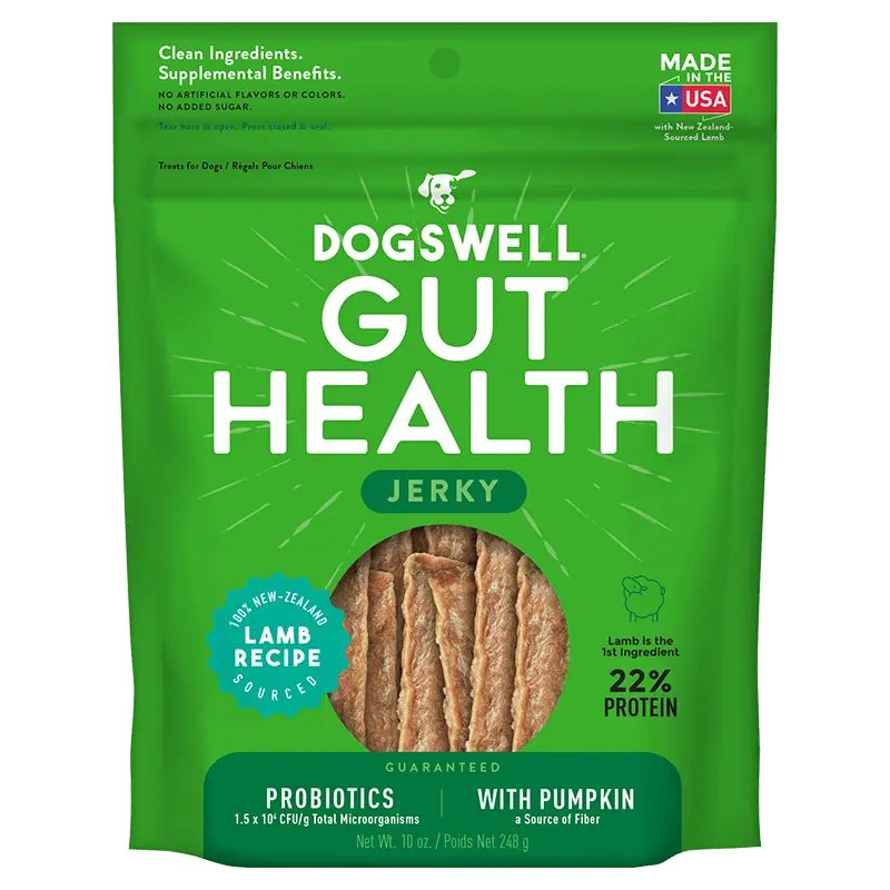Dogswell Gut Health Jerky Treats Lamb 1