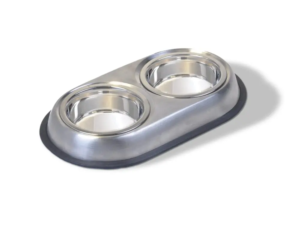 Van Ness Heavyweight Small Stainless Steel Double Dish 1