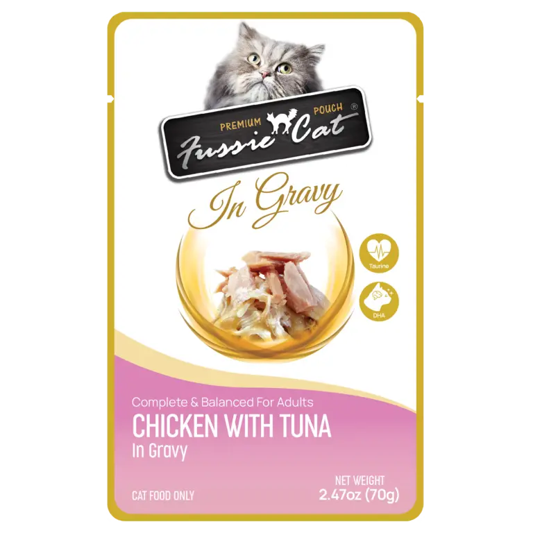 Fussie Cat Chicken With Tuna In Gravy Cat Food 1