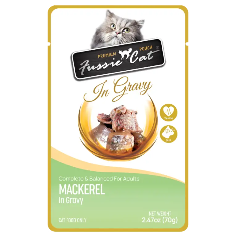 Fussie Cat Mackerel In Gravy Cat Food 1