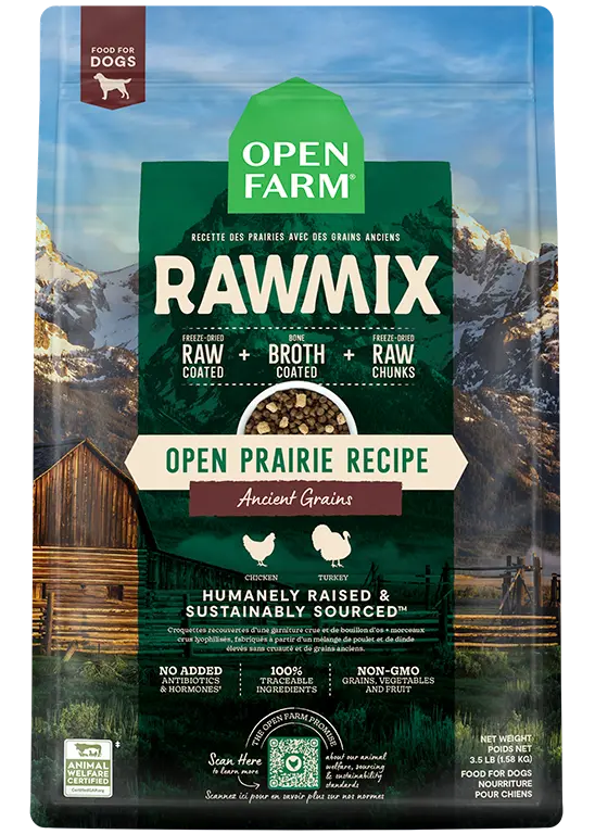 Open Farm Open Prairie Ancient Grains Rawmix For Dogs 1
