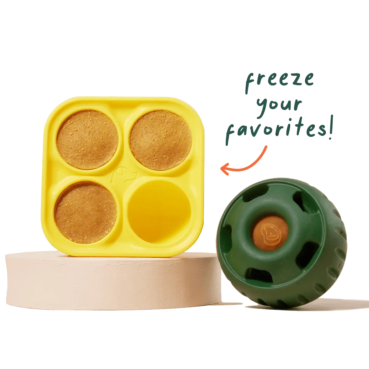 Woof Pupsicle Treat Tray 1