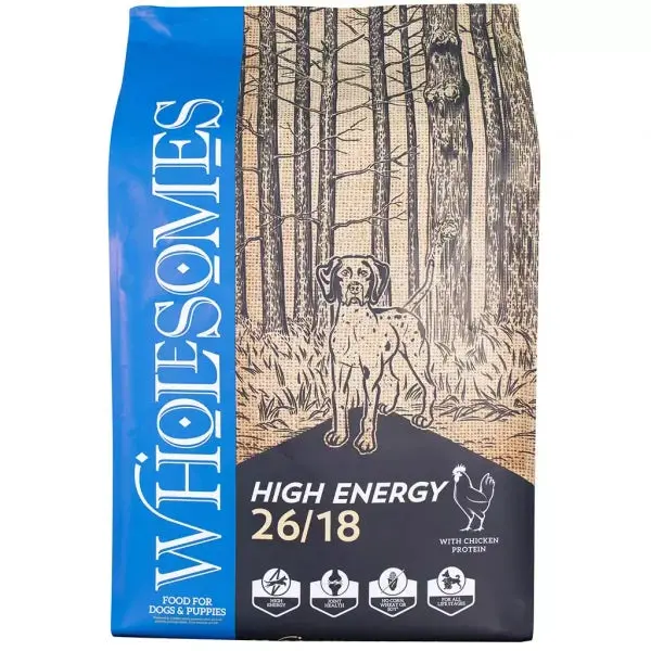 Wholesomes High Energy 26/18 Dry Dog Food 1