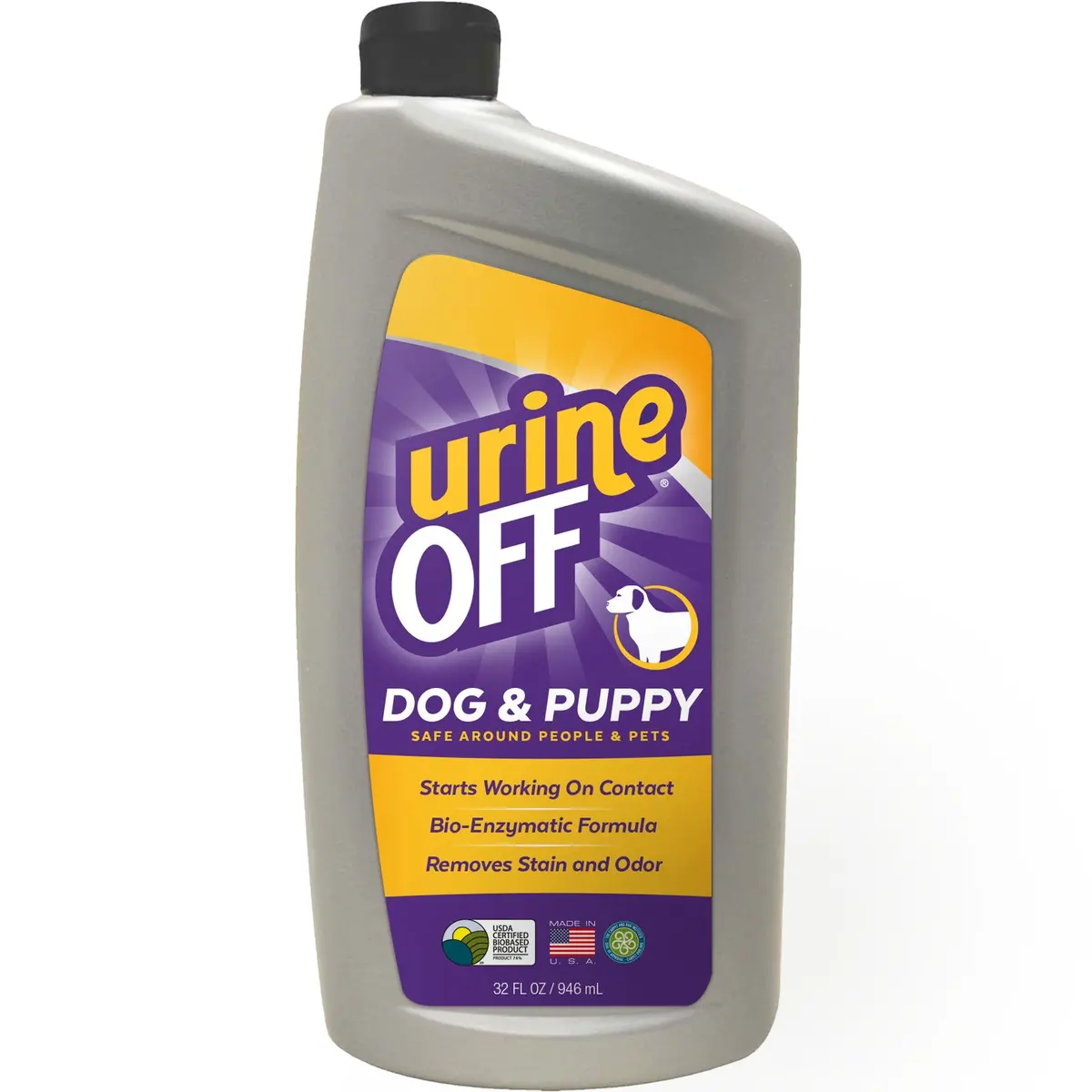 Urine Off Odor And Stain Remover Formula With Carpet Applicator For Dog And Puppy 1