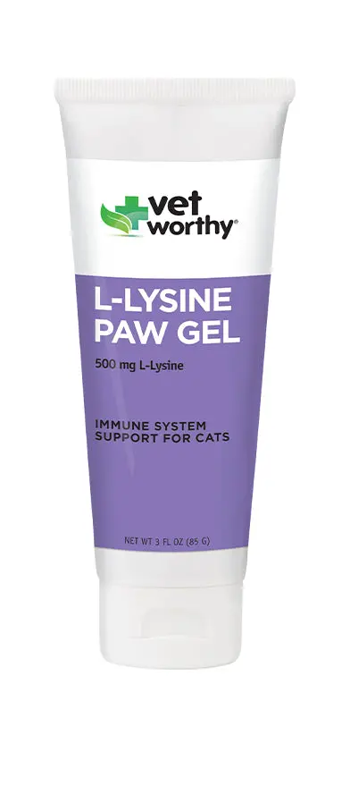 Vet Worthy L-Lysine Paw Gel For Cats 1