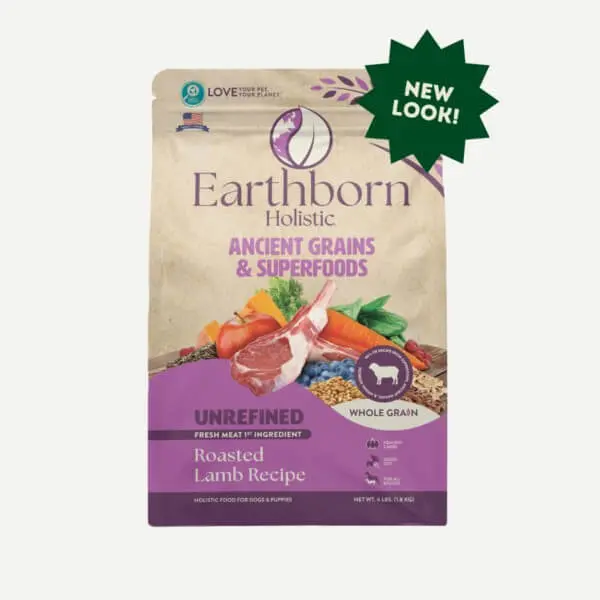 Earthborn Holistic Unrefined Roasted Lamb Recipe Dry Dog Food 1