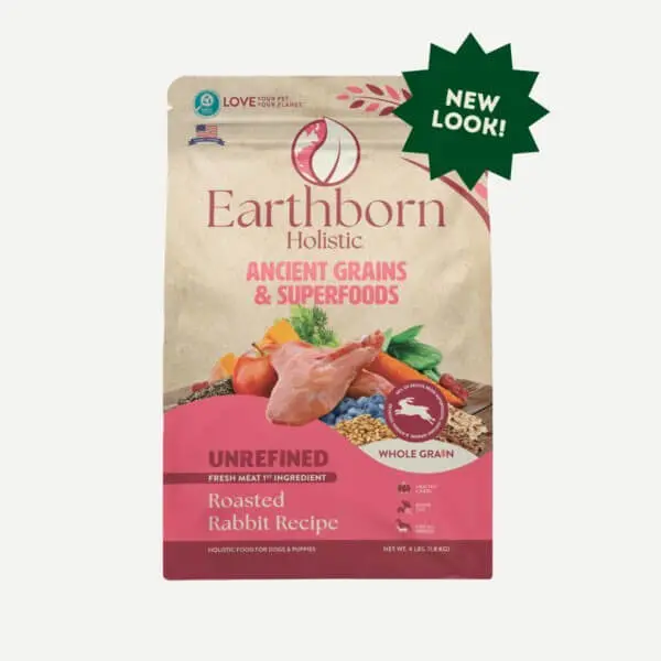 Earthborn Holistic Unrefined Roasted Rabbit Recipe Dry Dog Food 1