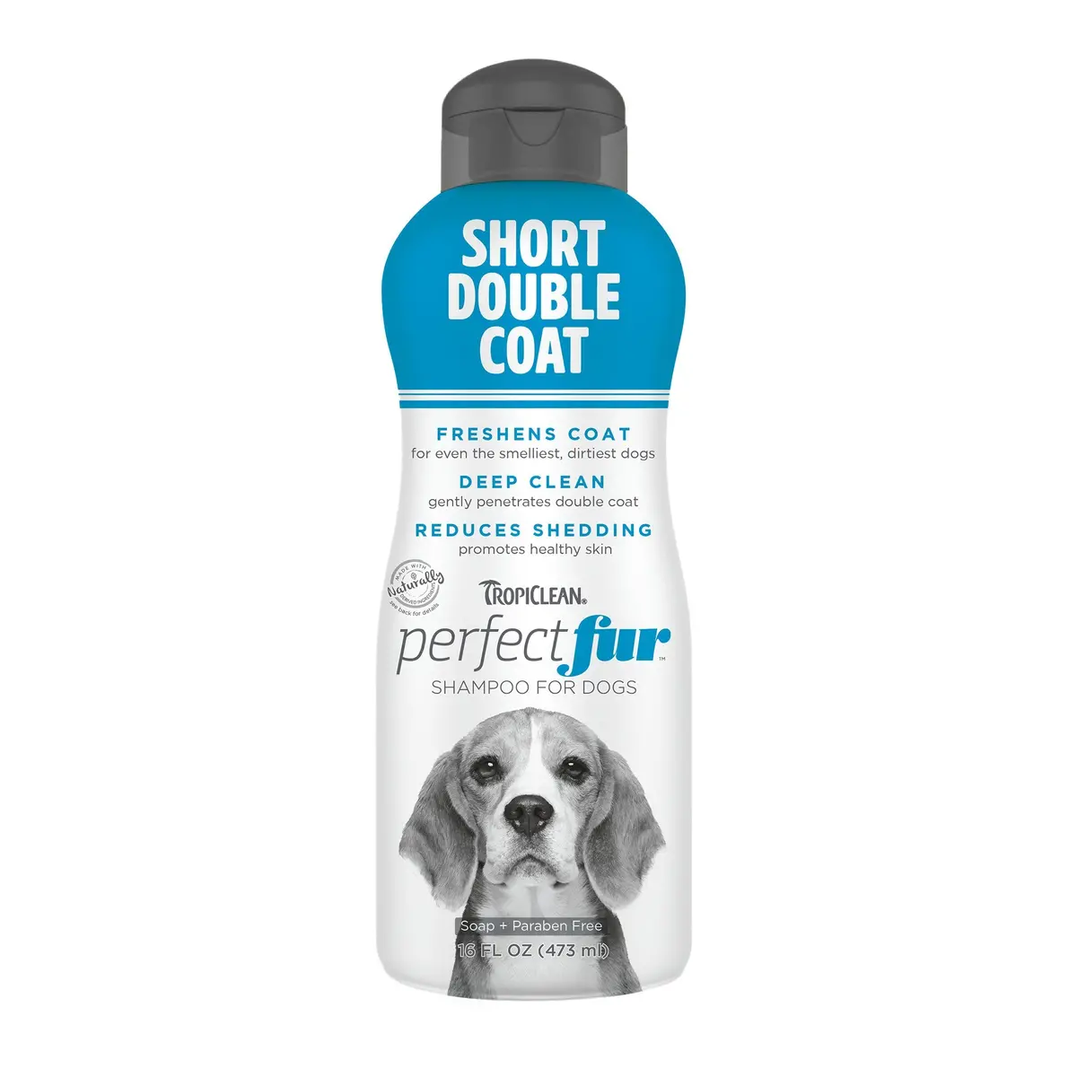 Tropiclean Perfect Fur Short Double Coat Shampoo For Dogs 1