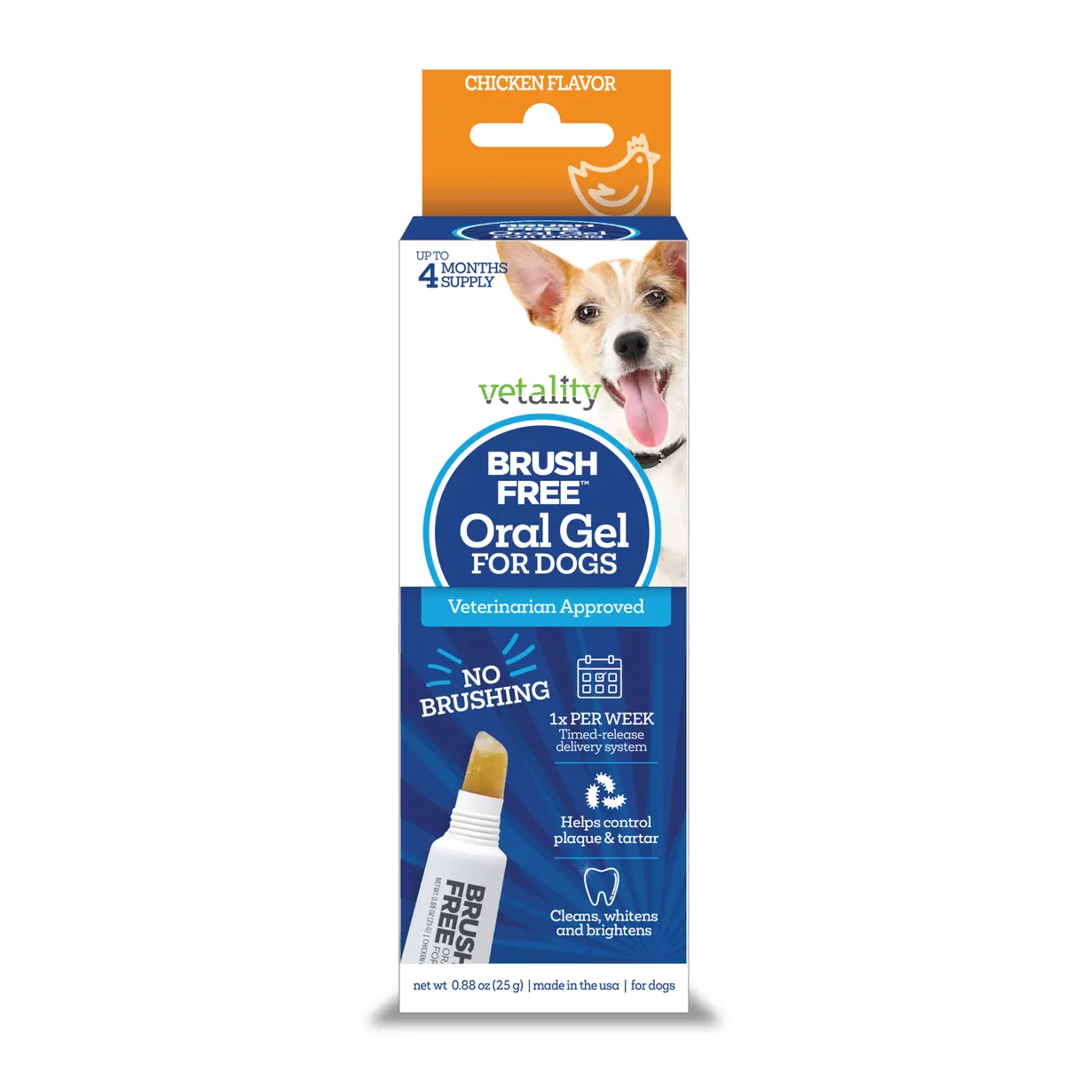 Vetality Brush Free Oral Gel For Dogs 1