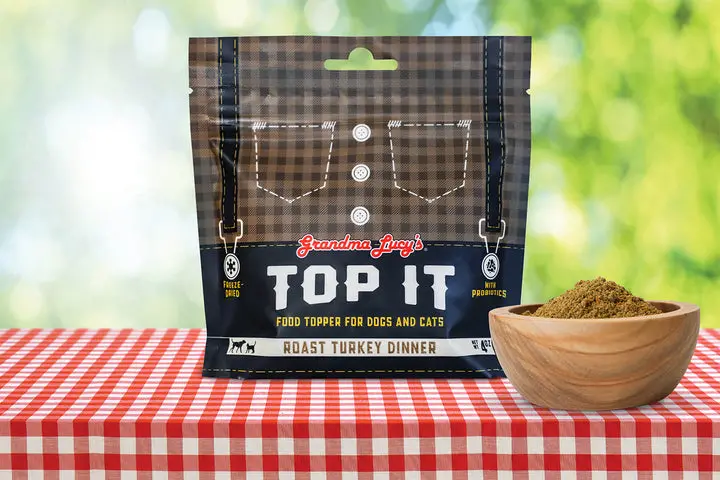 Grandma Lucy's Top It Roast Turkey Dinner Food Topper For Dogs And Cats 1