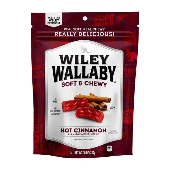 Wiley Wallaby Gourmet Hot Cinnamon Licorice 1