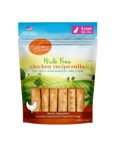 Canine Naturals Hide-Free Chicken Chews – Single-Ingredient Dog Treats