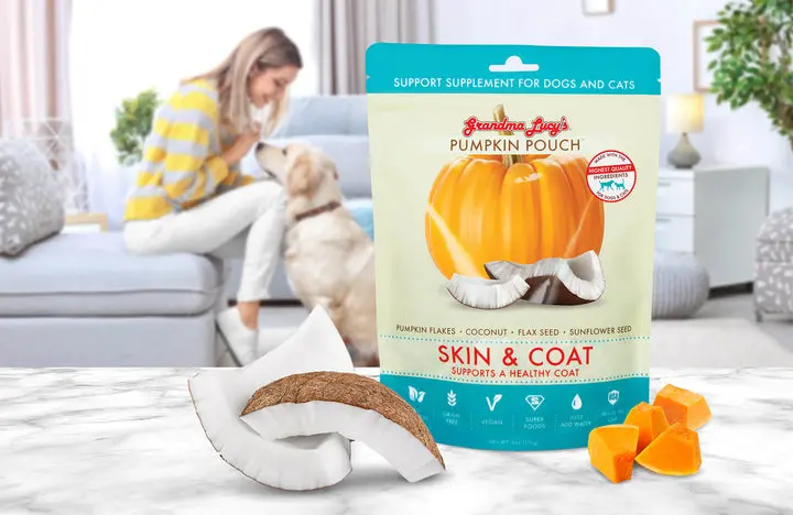Grandma Lucy's Pumpkin Pouch Skin & Coat 1