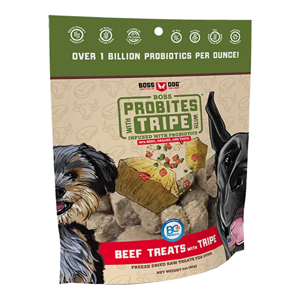 Boss Dog® & Boss Cat® Probites Beef Treats With Tripe® 1
