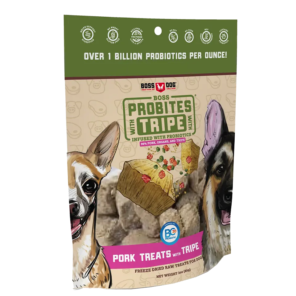 Boss Dog® & Boss Cat® Probites Pork Treats With Tripe® 1
