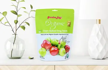 Grandma Lucy's Organic Apple Oven Baked Dog Treats 1