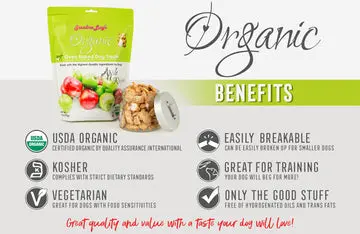 Grandma Lucy's Organic Apple Oven Baked Dog Treats 2