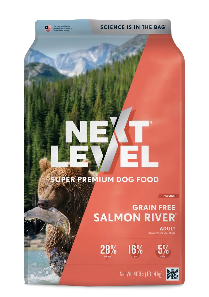 Next Level Super Premium Dog Food Grain Free Salmon River 1
