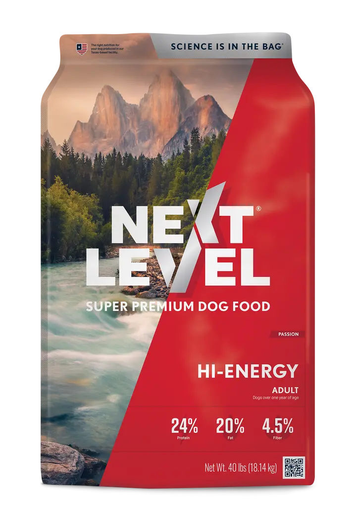 Next Level Super Premium Dog Food Hi-Energy 1
