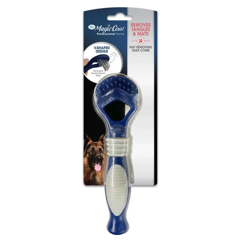 Four Paws Magic Coat® Professional Series Mat Removing Dog Rake Comb 1