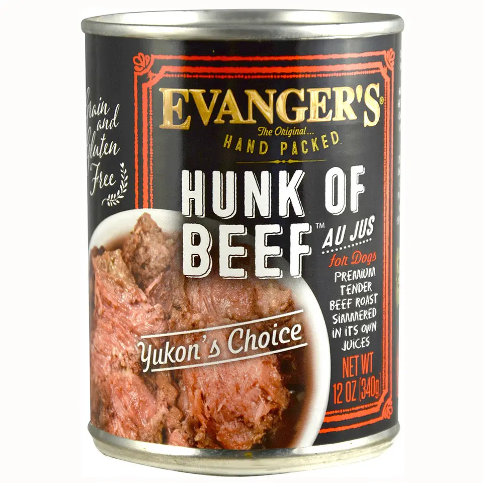 Evangers Hunk Of Beef Dog Food 1