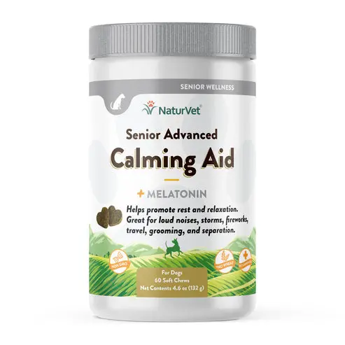 Naturvet Senior Advanced Calming Aid Dog Soft Chews For Dogs 1