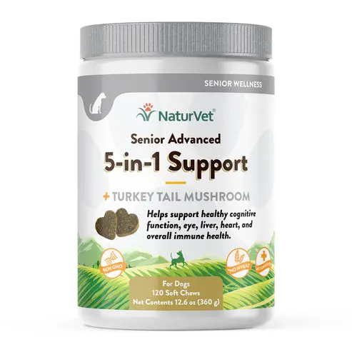 Naturvet Senior Advance 5-In-1 Support Soft Chews For Dogs 1