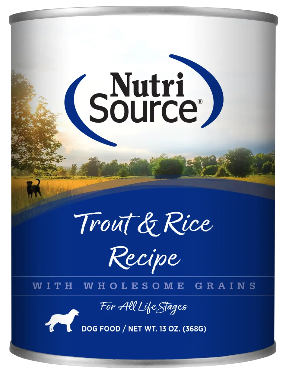 Nutrisource® Trout & Rice Recipe Healthy Wet Dog Food 1