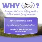 Nutrisource® Element Series Upland Stream Recipe Grain Free Quail, Rabbit, & Trout Blend Dog Food 3