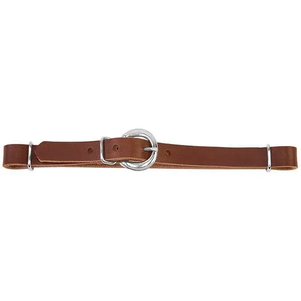 Berlin Straight Leather Curb Strap 1