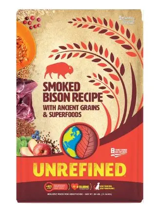 Earthborn Holistic Unrefined Smoked Bison Recipe Dry Dog Food 1