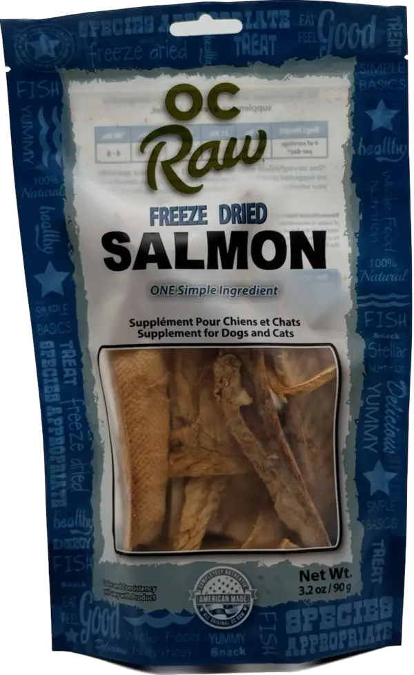 Oc Raw Dog Freeze Dried Salmon 1