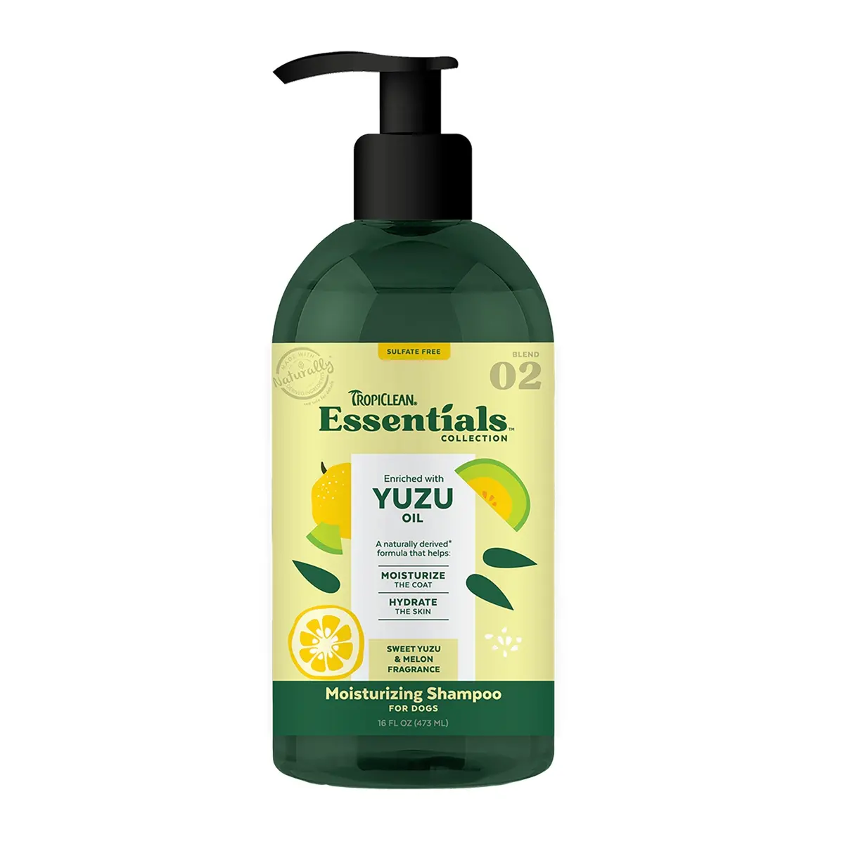 Tropiclean Yuzu Oil Moisturizing Shampoo For Dogs 1