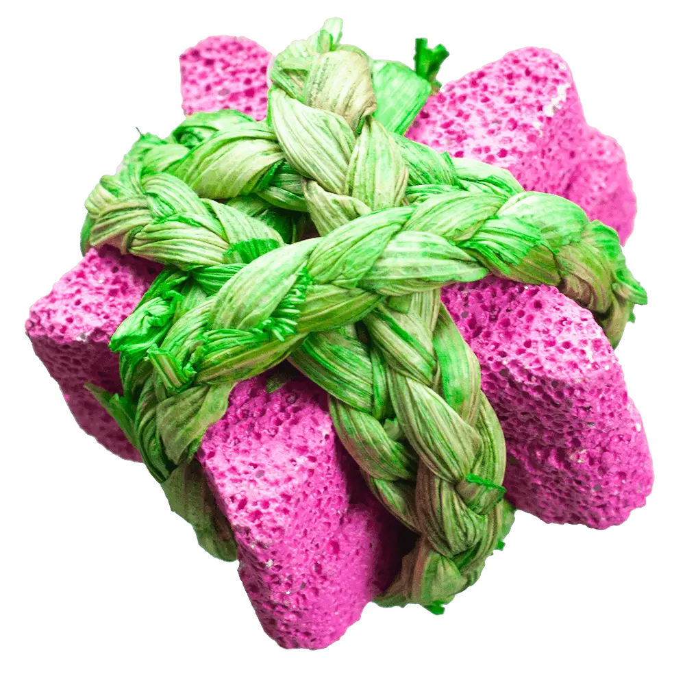 A & E Cage  Star Rope Pumice Small Animal Toy 1