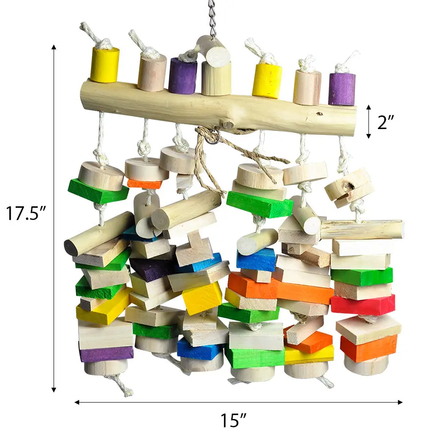 A & E Cage Happy Beaks Abacus Bird Toy 1