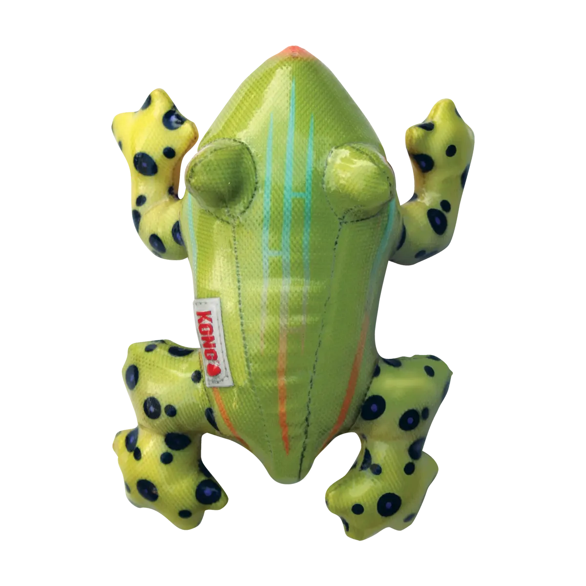 Kong Shieldz Tropics Frog Dog Toy 1