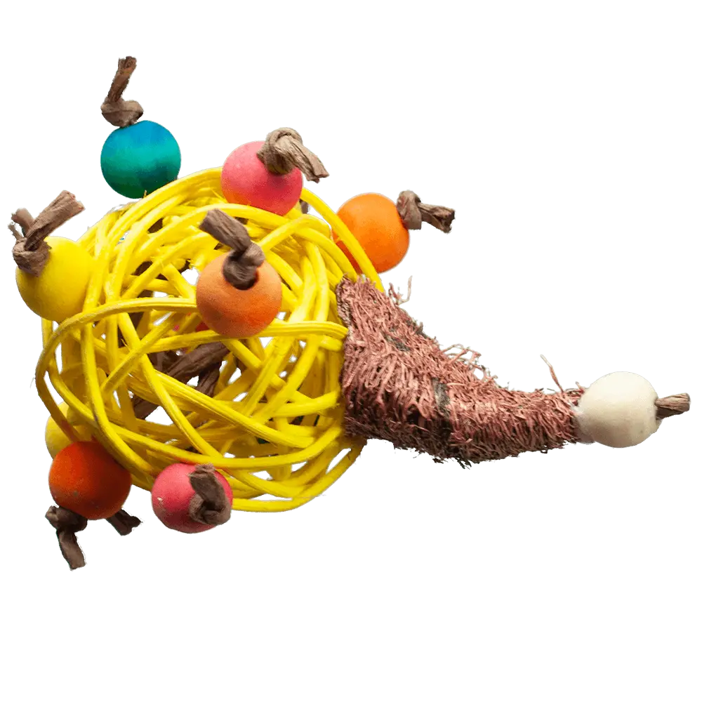 A&E Cage Nibbles Porcupine Ball Small Animal Toy 1