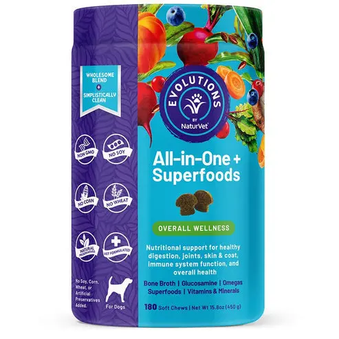 Naturvet Evolutions - All-In-One + Superfoods Soft Chews 1
