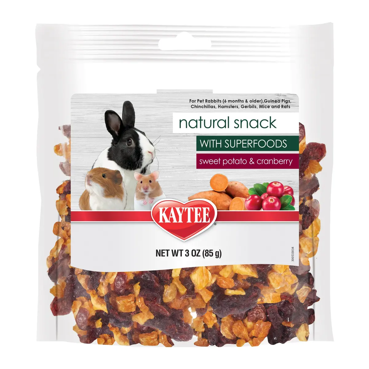 Kaytee Natural Snack Cranberry Sweet Potato 1