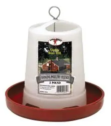 Miller Plastic Hanging Poultry Feeder 1