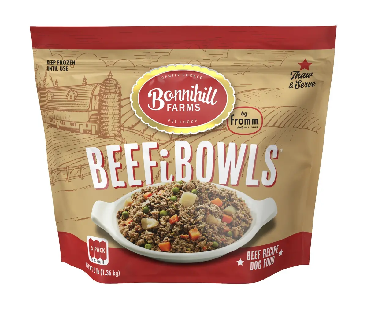 Bonnihill Farms Beefibowls Beef Recipe Dog Food 1