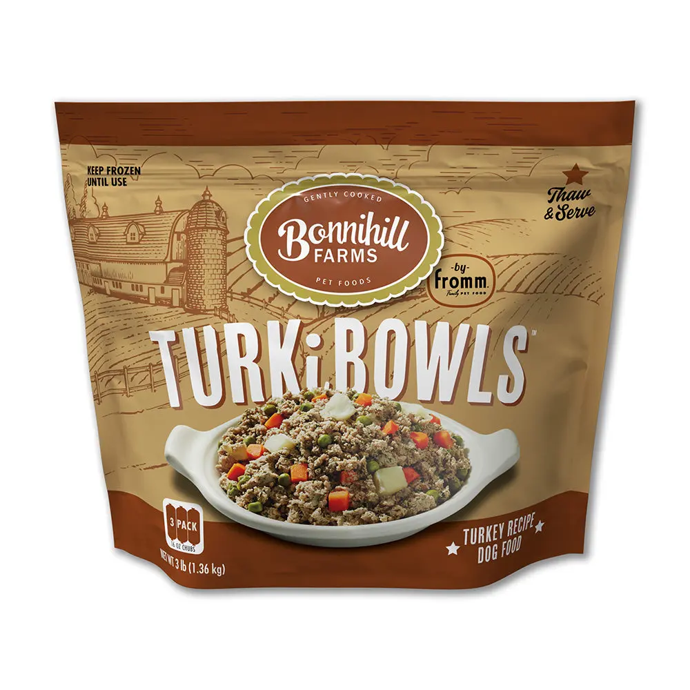Bonnihill Farms Turkibowls Turkey Recipe Dog Food 2