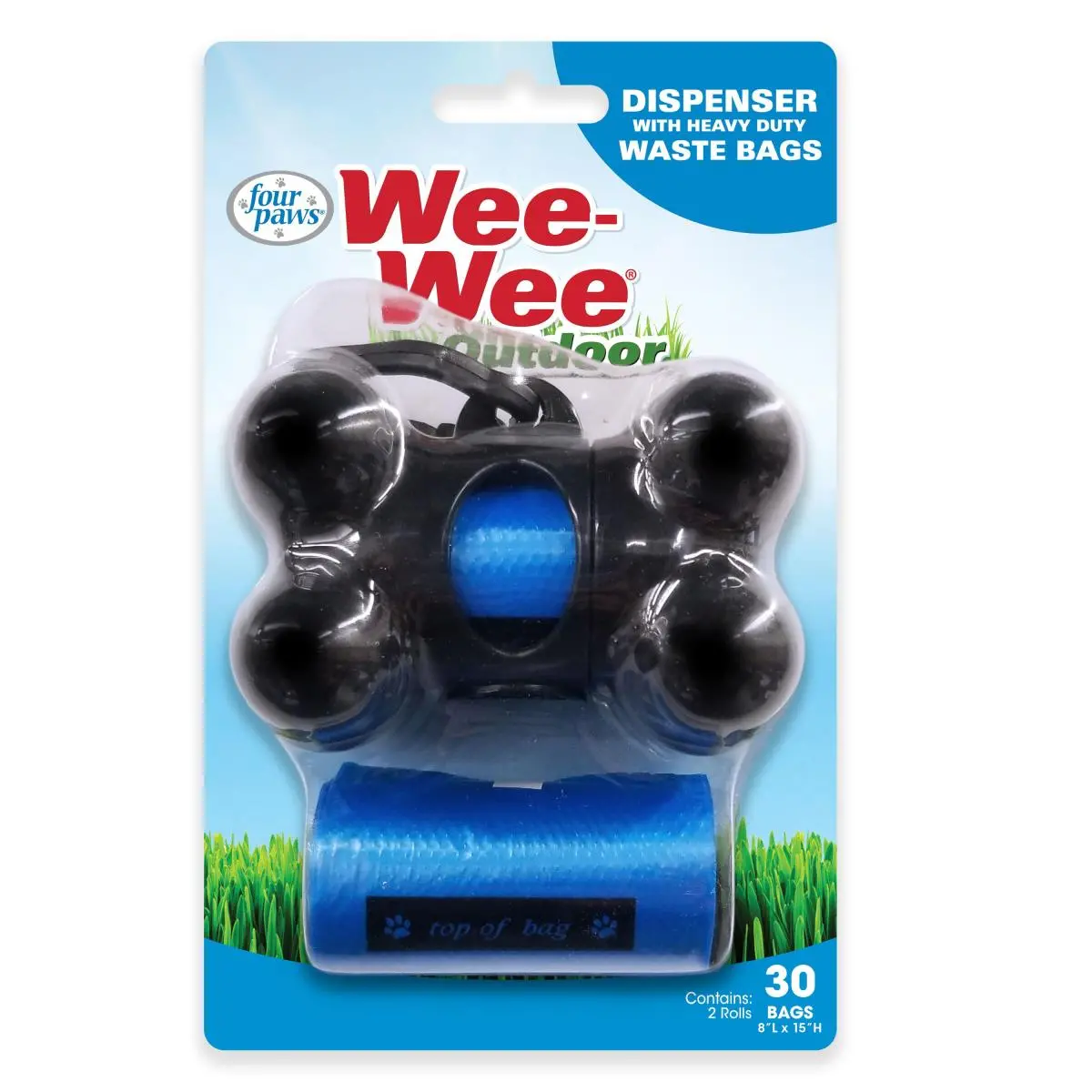 Four Paws Wee-Wee® Outdoor Dog Waste Bag Dispenser With Heavy Duty Waste Bags 1