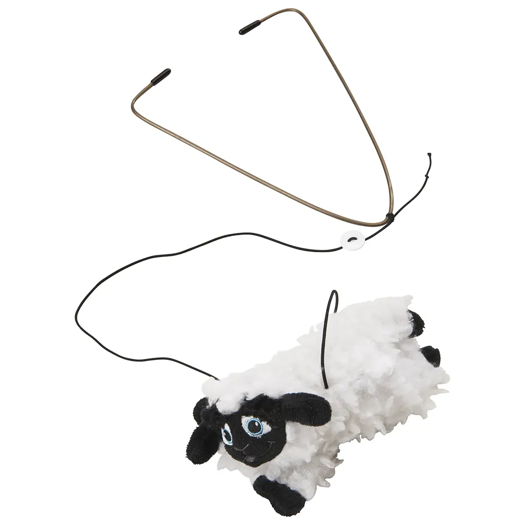 Ethical Pet Spot Baa Baa Black Sheep A-Door-Able Cat Toy 1