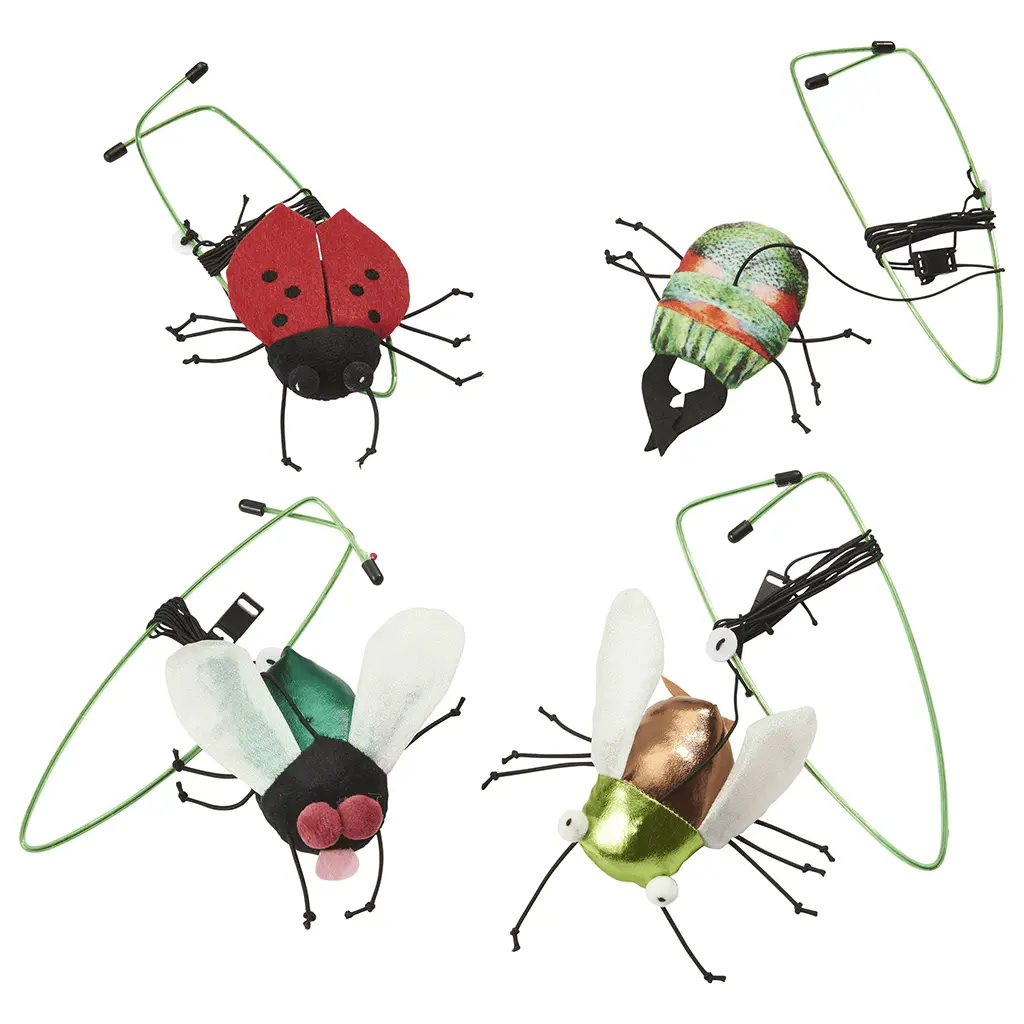 Ethical Pet Spot Buzzing Insect A-Door-Able Assorted  Cat Toy 1