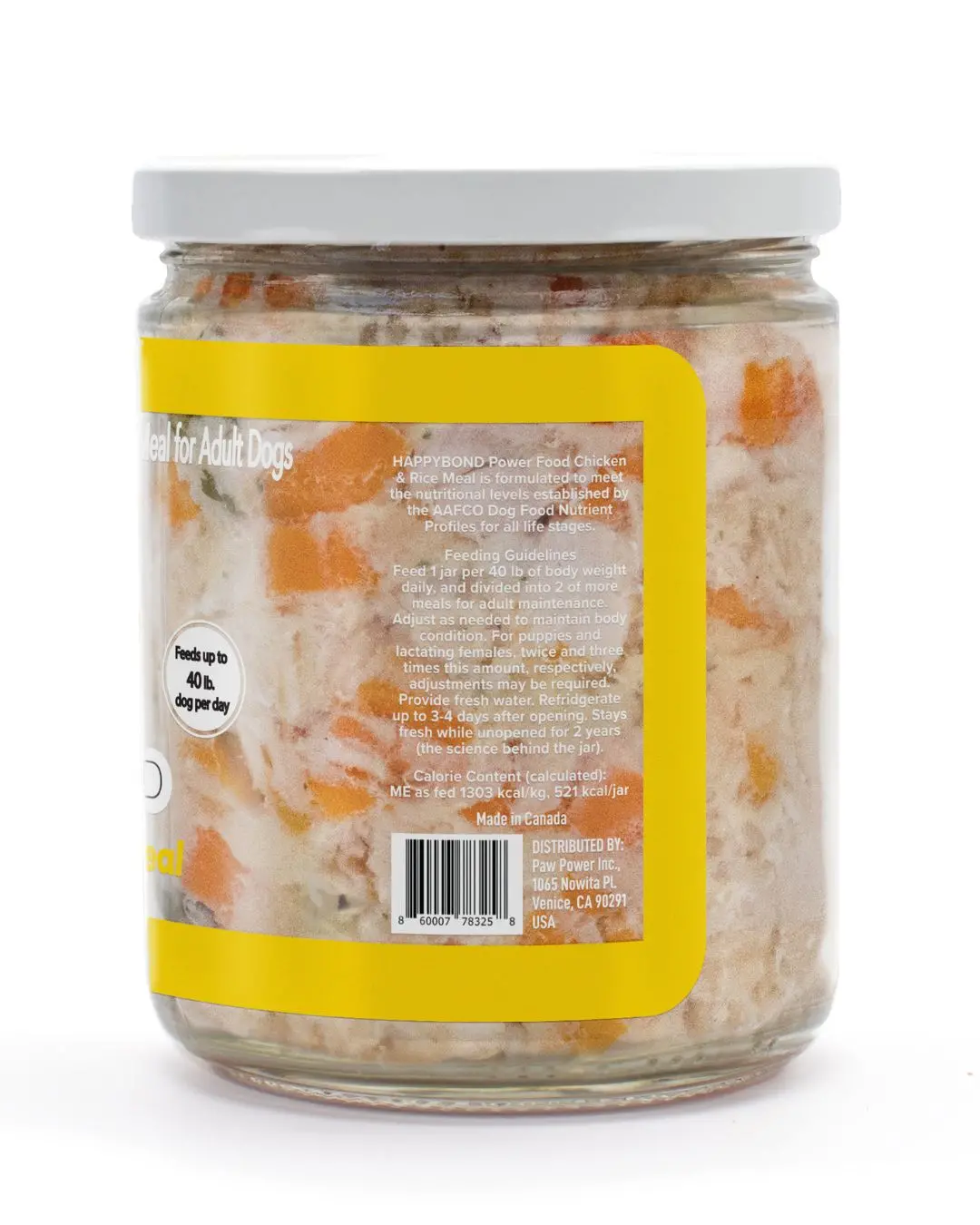 Happy Bond Chicken & Rice Casserole Dog Food 1