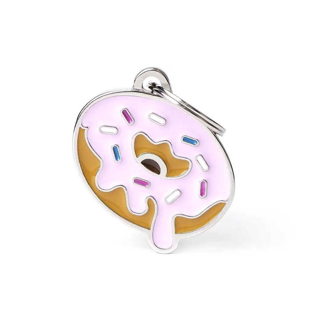 Myfamily Food Donut Id Tag 1