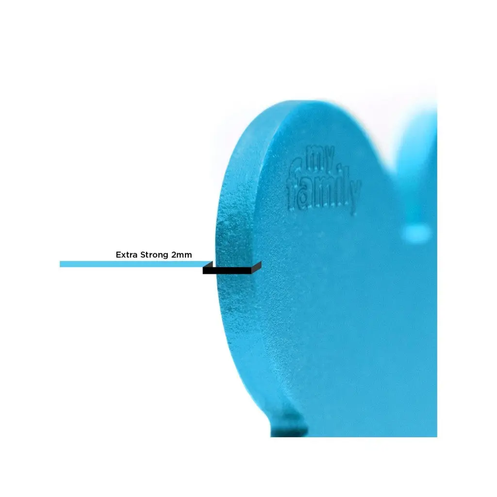 Myfamily Id Tag Basic Collection Bone Xl Light Blue In Aluminium 2
