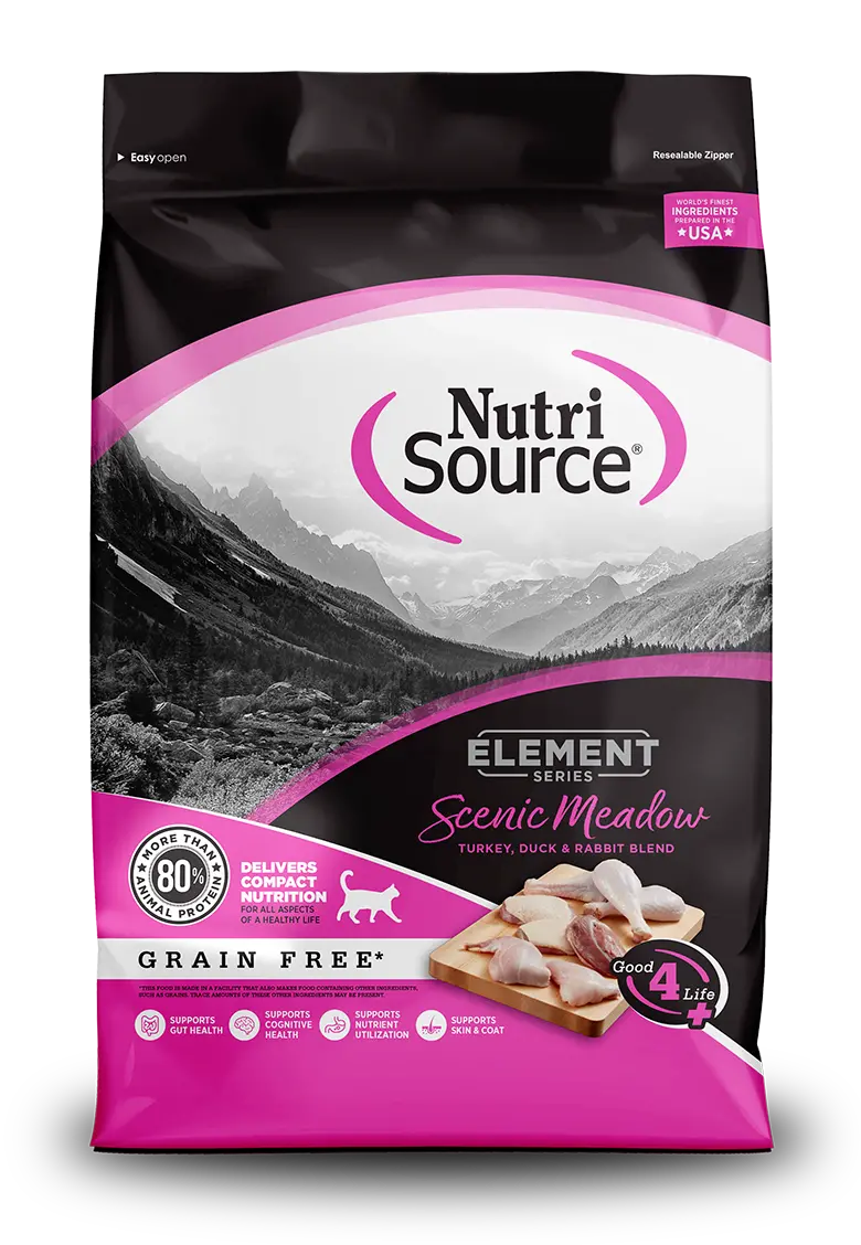 Nutrisource® Scenic Meadow Grain Free Turkey, Duck & Rabbit Blend Dry Cat Food 1